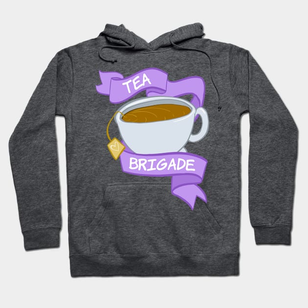 Tea Brigade Hoodie by mcbenik